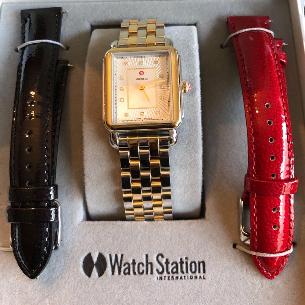 🚫SOLD 🚫Michele Deco II watch set Mww06x000027